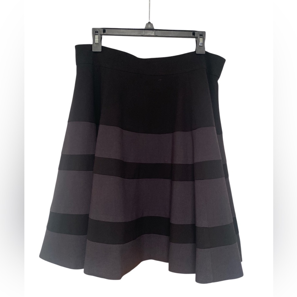 Amanda & Chelsea Black A-Line Skirt GUC 14 - Picture 2 of 5